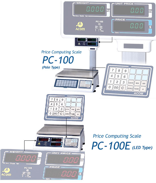 Price Computing Scale PC-100  100E